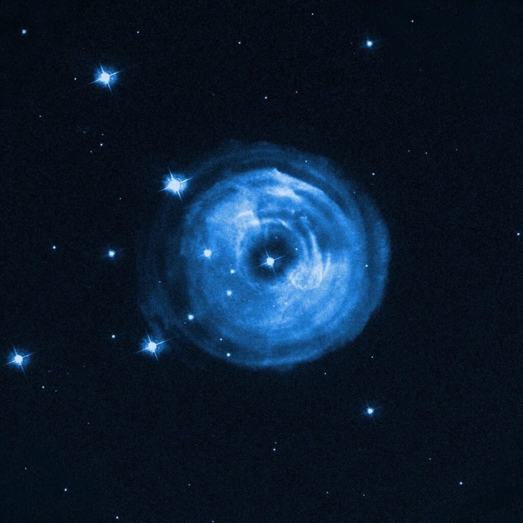 V838 Monocerotis in April 2002, just as it began its outburst of energy. (NASA/ESA)